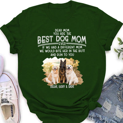 You Are The Best Dog Dad - Personalized Custom Women's T-shirt