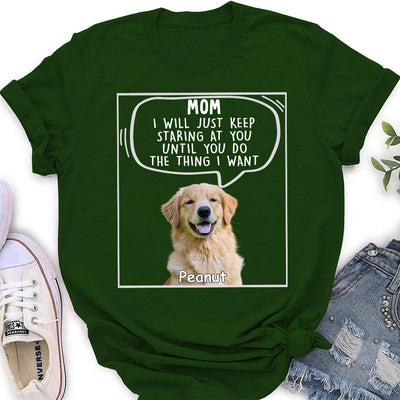 Dogs Will Just 2 - Personalized Custom Women's T-shirt