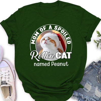 Spoiled Rotten Cats Photo - Personalized Custom Women's T-shirt