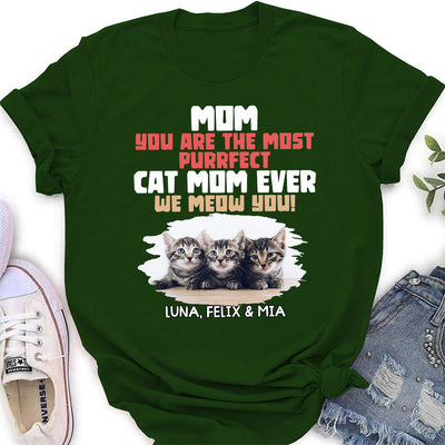 The Most Purrfect - Personalized Custom Women's T-shirt