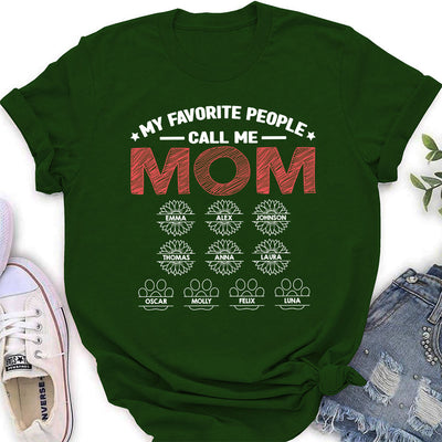 Call Me Dad Mom - Personalized Custom Women's T-shirt