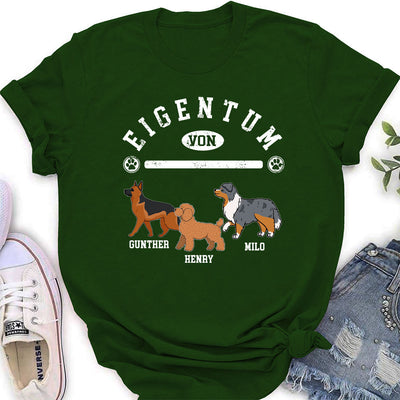 Eigentum - Personalisiertes Damen T-shirt