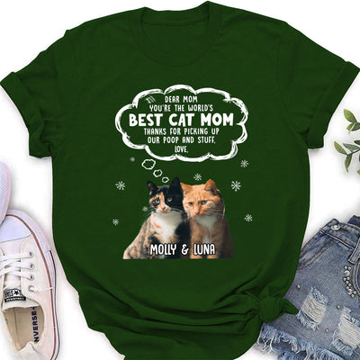 Grateful To Dog Mom - Personalized Custom Women's T-shirt