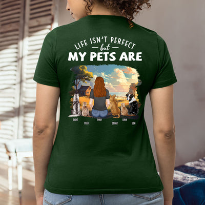 Perfect Dog Cat - Personalized Custom Women's T-shirt