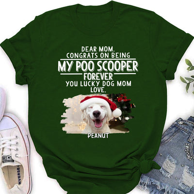 Congrats Best Dog Mom - Personalized Custom Women's T-shirt