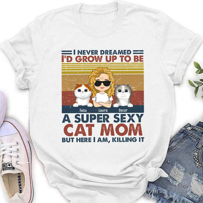 Ultimate Cat Dad - Personalized Custom Women's T-shirt