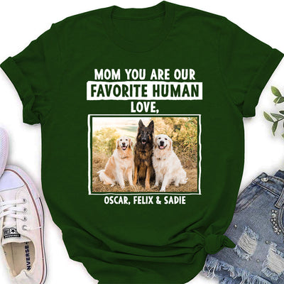 Our Favourite Human - Personalized Custom Women's T-shirt