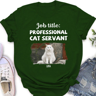 Professional Cat Servant 2 - Personalized Custom Women's T-shirt