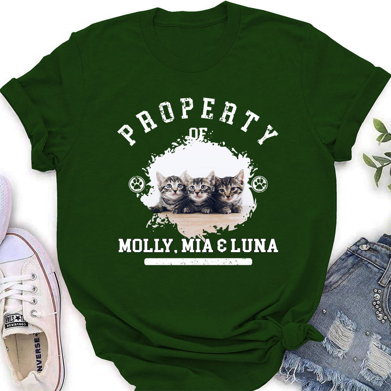 Cat Property - Personalized Custom Women&