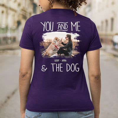 You Me Dogs Photo - Personalized Custom Women's T-shirt