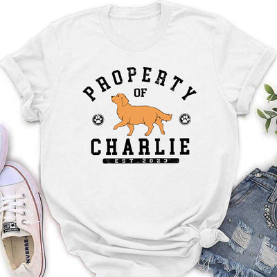 Pet Property - Personalized Custom Women's T-shirt