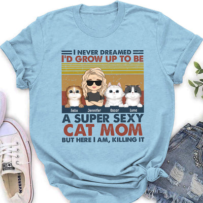 Ultimate Cat Dad - Personalized Custom Women's T-shirt