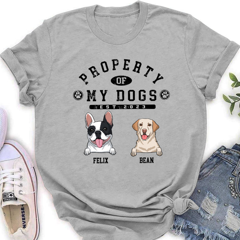 Property Of Dogs - Personalized Custom Women&