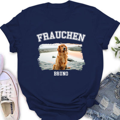 Frauchen-Herrchen - Personalisiertes Damen T-shirt