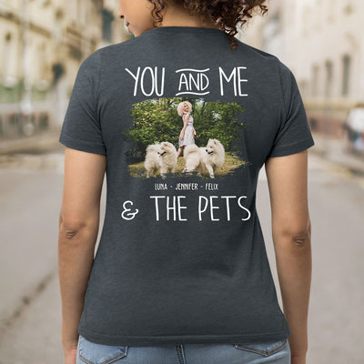 You Me Dogs Photo - Personalized Custom Women's T-shirt