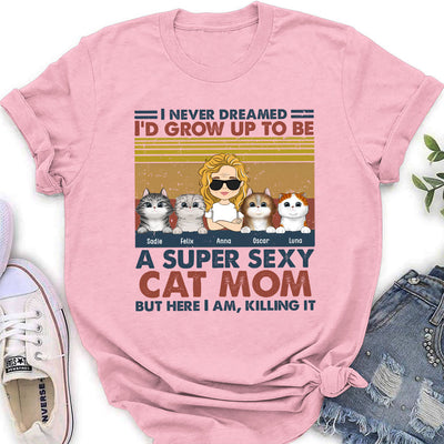 Ultimate Cat Dad - Personalized Custom Women's T-shirt