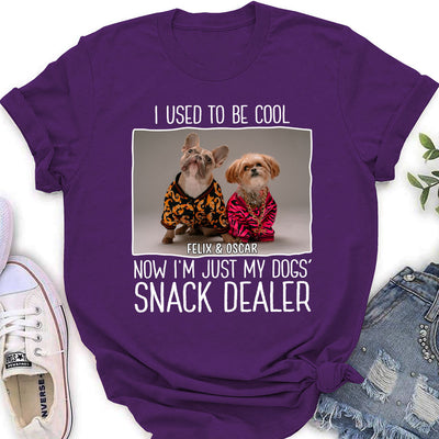 Just A Snack Dealer 2 Photo - Personalized Custom Women's T-shirt