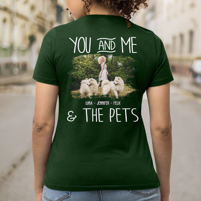 You Me Dogs Photo - Personalized Custom Women's T-shirt