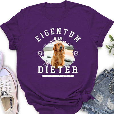 Eigentum - Personalisiertes Damen T-shirt