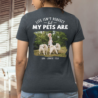 Perfect Dog Cat Photo - Personalized Custom Women's T-shirt