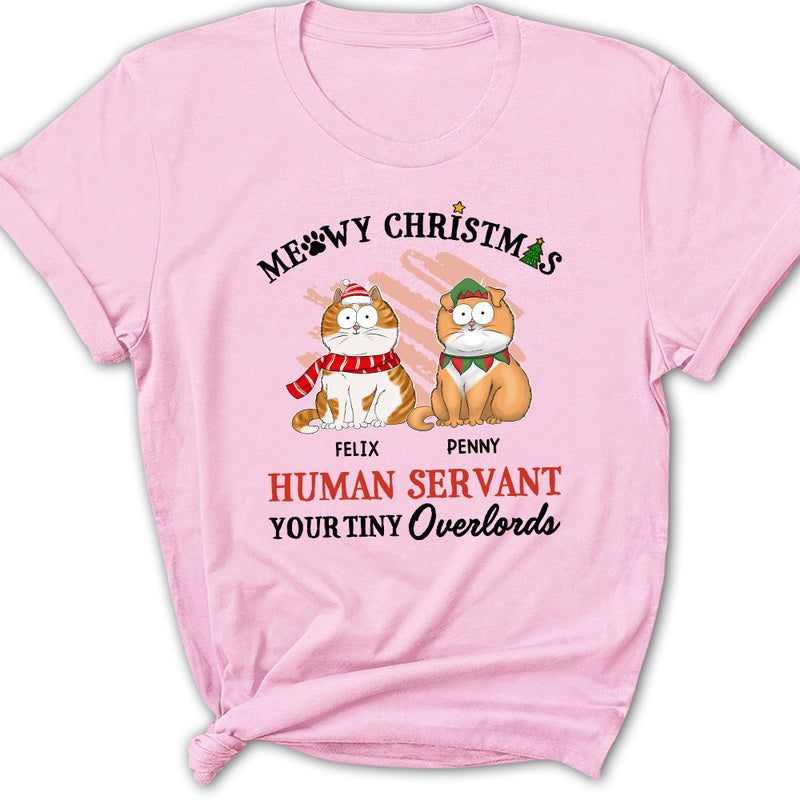 Meowy Christmas Human - Personalized Custom Women&