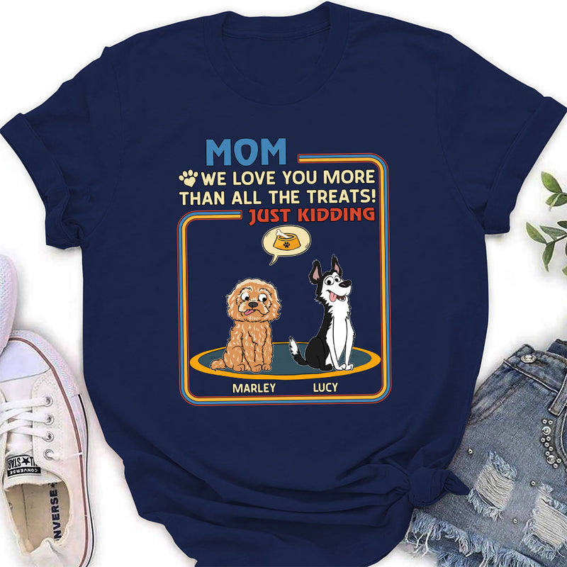 I Love You More Than My Food - Personalized Custom Women&