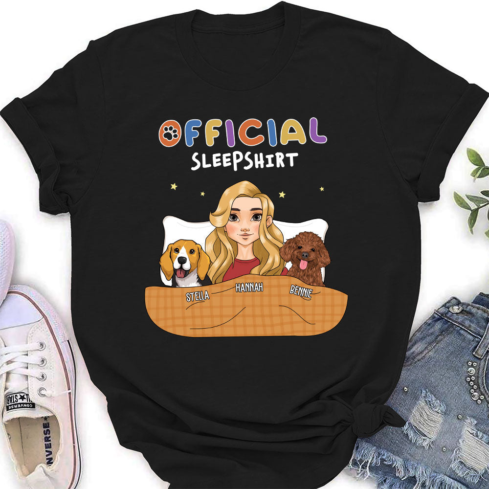 Official Sleeping Shirt - Personalized Custom Women's T-shirt