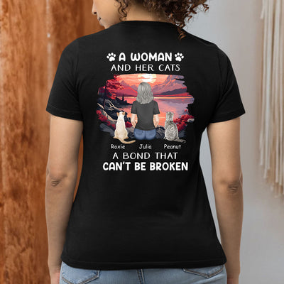 Woman With Pets - Personalized Custom Women's T-shirt