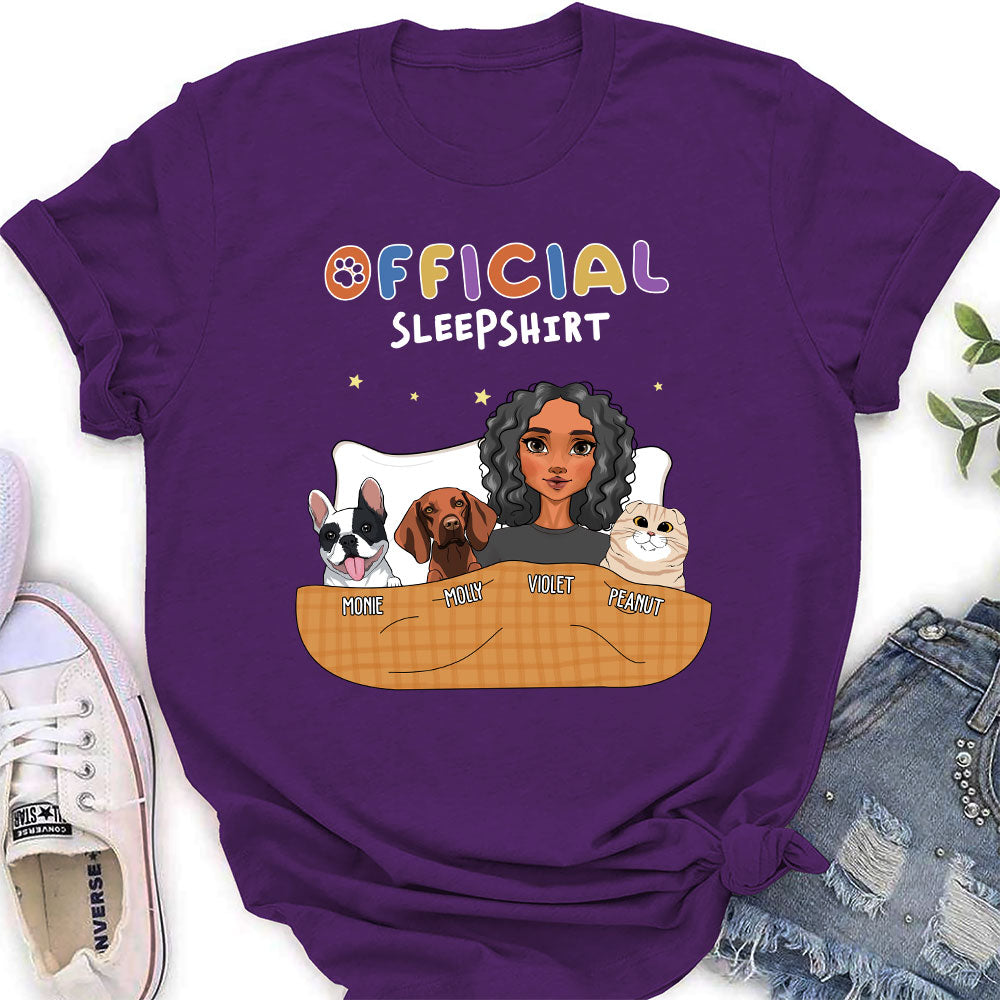 Official Sleeping Shirt - Personalized Custom Women's T-shirt