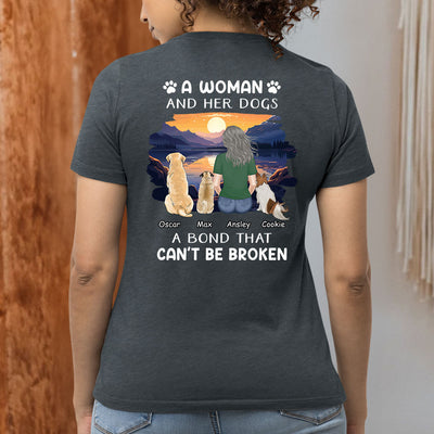 Woman With Pets - Personalized Custom Women's T-shirt