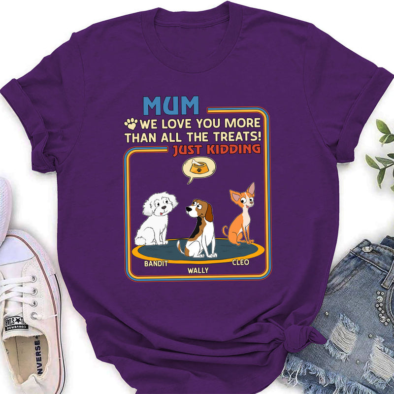 I Love You More Than My Food - Personalized Custom Women&