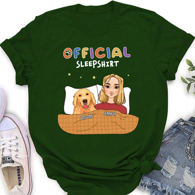 Official Sleeping Shirt - Personalized Custom Women's T-shirt