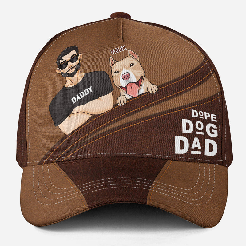 Dope Dog Dad - Personalized Custom Cap