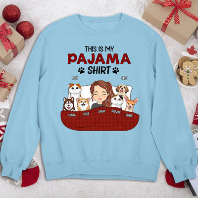 Pajama Shirt Version 3 - Personalized Custom Sweatshirt