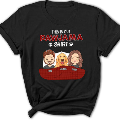 Pajama Shirt Version Couple - Personalized Custom Women's T-shirt