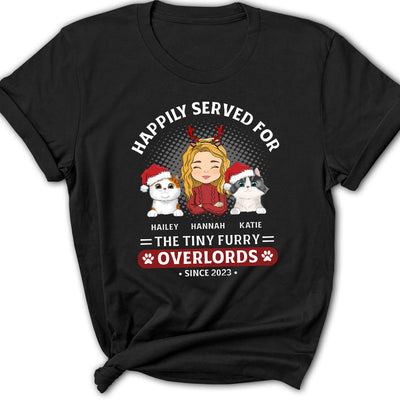 Happily Served For - Personalized Custom Women's T-shirt