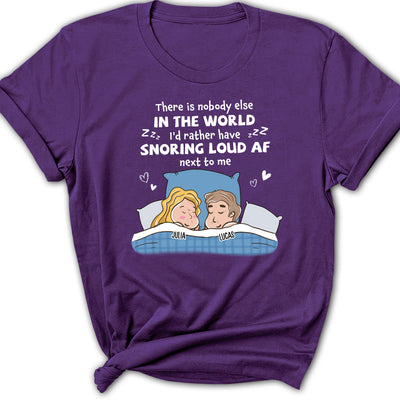 Snoring Af - Personalized Custom Women's T-shirt