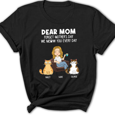 I Meow You Every Day - Personalized Custom Women's T-shirt