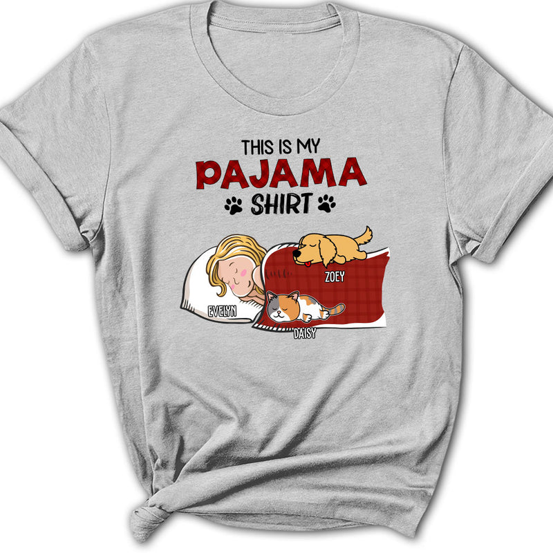 Sleeping Pet Pajama - Personalized Custom Women&