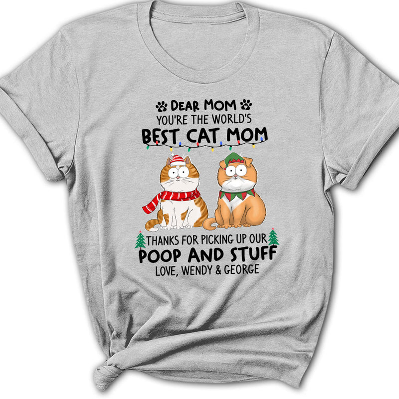 Dear Mom Cat Funny - Personalized Custom Women&