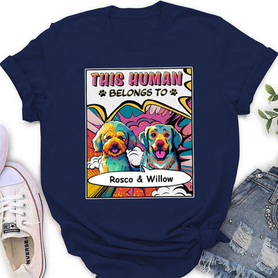 Pop Art This Human - Personalized Custom Women's T-shirt