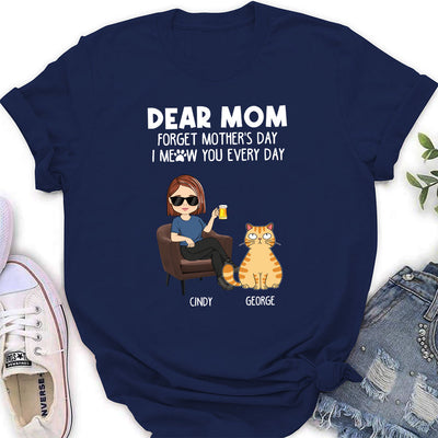 I Meow You Every Day - Personalized Custom Women's T-shirt