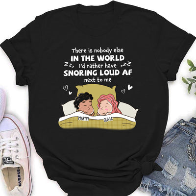 Snoring Af - Personalized Custom Women's T-shirt