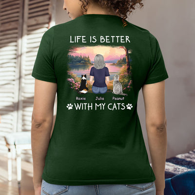 Better With Pets - Personalized Custom Women's T-shirt