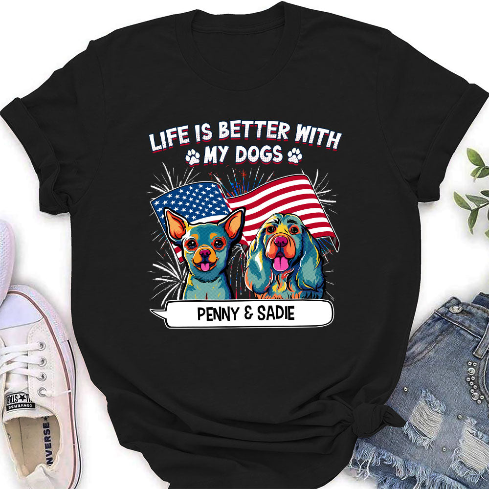 Pop Art Better Life - Personalized Custom Women's T-shirt