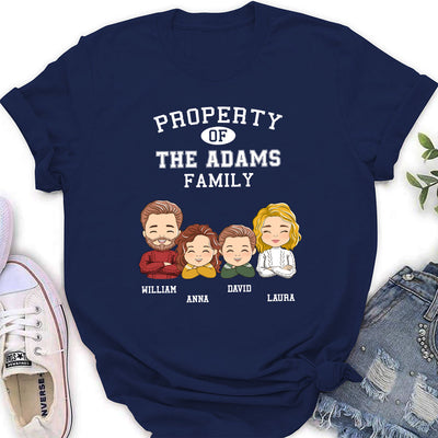 Property Of Family - Personalized Custom Women's T-shirt