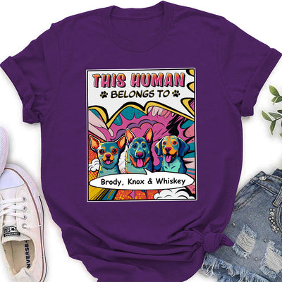 Pop Art This Human - Personalized Custom Women's T-shirt