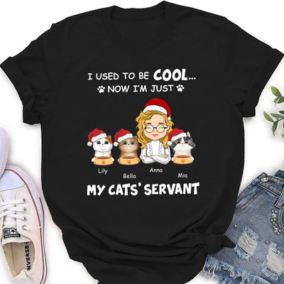 My Cat Servant - Personalized Custom Women's T-shirt