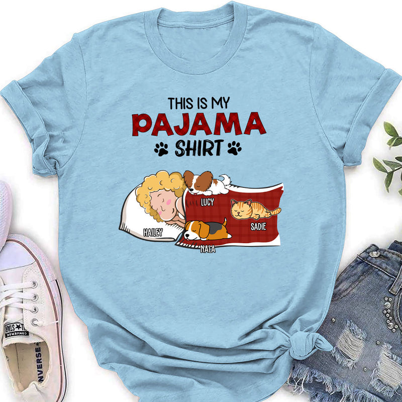 Sleeping Pet Pajama - Personalized Custom Women&