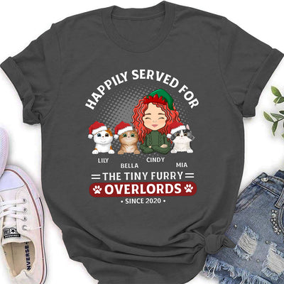 Happily Served For - Personalized Custom Women's T-shirt